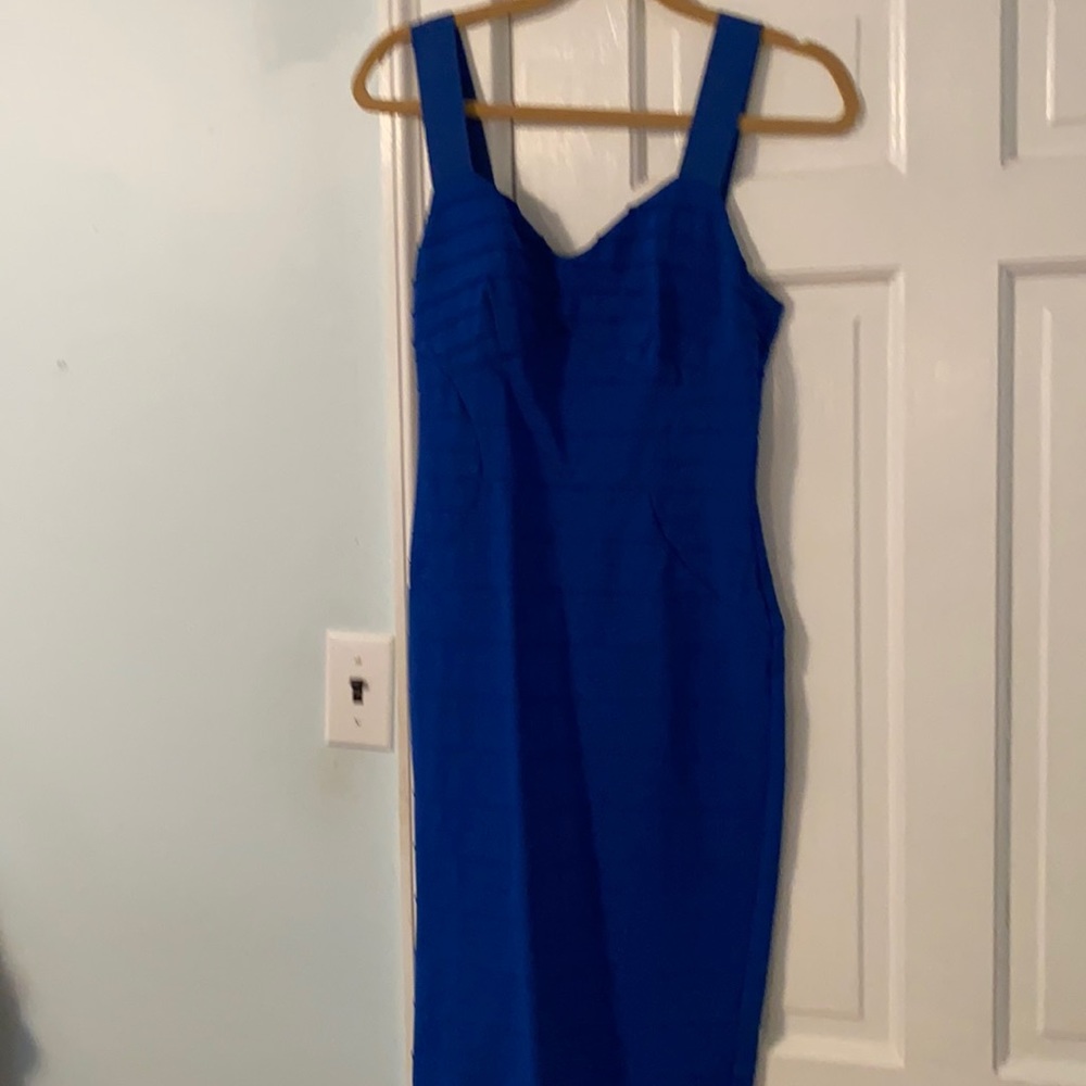 Formfitting blue dress, Ted Baker London